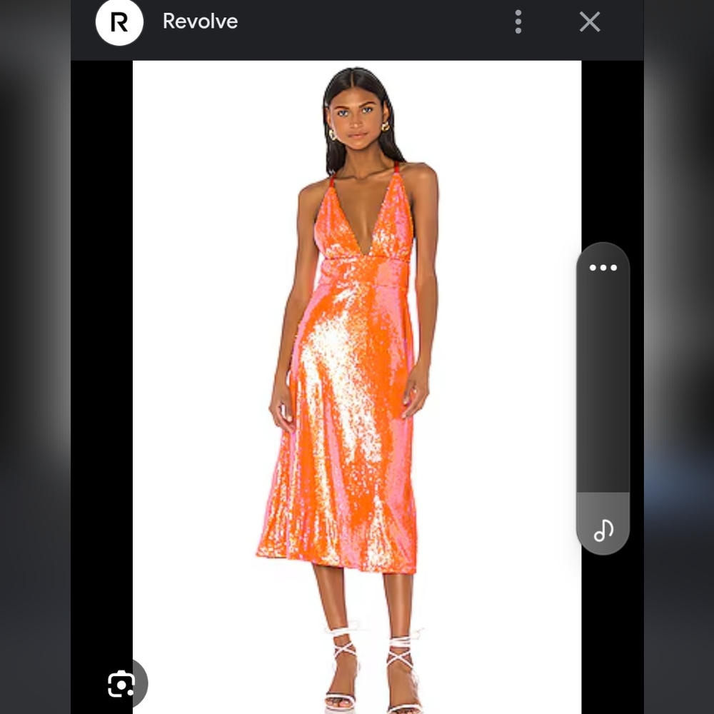 SONG OF STYLE SEQUINS MIDI DRESS